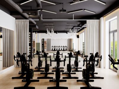 Зал групповых программ Olympia Gym&Spa Зелёная Гавань