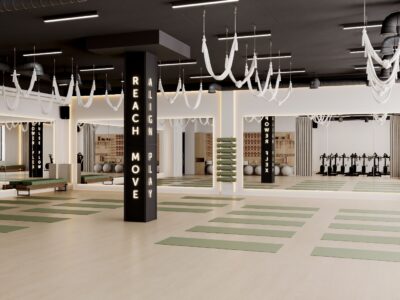 Зал групповых программ Olympia Gym&Spa Зелёная Гавань