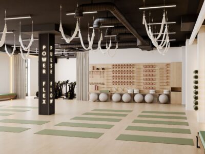 Зал групповых программ Olympia Gym&Spa Зелёная Гавань